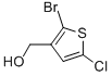 (2-Bromo-5-chlorothiophen-3-yl)methanol Structure,1014644-72-4Structure