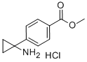 Benzoic acid, 4-(1-aminocyclopropyl)-, methyl ester, hydrochloride (1:1) Structure,1014645-87-4Structure