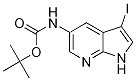 tert-Butyl 3-iodo-1H-pyrrolo[2,3-b]pyridin-5-ylcarbamate Structure,1015609-19-4Structure