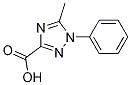 5-Methyl-1-phenyl-1h-1,2,4-triazole-3-carboxylic acid Structure,1016-57-5Structure