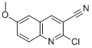 2-Chloro-6-methoxyquinoline-3-carbonitrile Structure,101617-91-8Structure