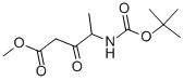 4-(N-boc-amino)-3-oxo-pentanoic acid methyl ester Structure,101669-78-7Structure