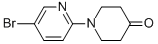 1-(5-Bromopyridin-2-yl)piperidin-4-one Structure,1016837-36-7Structure