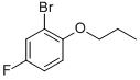 2-Bromo-4-fluoro-1-propoxybenzene Structure,1016889-72-7Structure