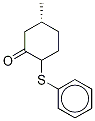 (5R)-5-Methyl-2-(phenylthio)cyclohexanone Structure,101693-93-0Structure