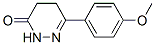 4,5-Dihydro-6-(4-methoxyphenyl)pyridazin-3(2h)-one Structure,1017-06-7Structure