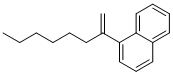 1-(1-Methylene-heptyl)-naphthalene Structure,101720-90-5Structure