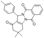 3,3-Dimethyl-13-p-tolyl-2,3,4,13-tetrahydroindazolo[1,2-b]phthalazine-1,6,11-trione Structure,1017239-00-7Structure