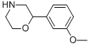 2-(3-Methoxyphenyl)morpholine Structure,1017395-60-6Structure