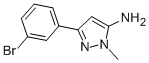 5-(3-Bromo-phenyl)-2-methyl-2h-pyrazol-3-ylamine Structure,1017781-27-9Structure