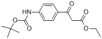 3-(4-叔丁氧基羰基氨基-苯基)-3-氧代-丙酸乙酯结构式_1017781-45-1结构式