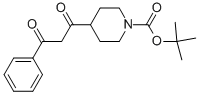 4-(3-Oxo-3-phenyl-propionyl)-piperidine-1-carboxylic acid tert-butyl ester Structure,1017781-53-1Structure