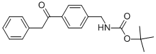 (4-苯基乙酰基-苄基)-氨基甲酸叔丁酯结构式_1017781-66-6结构式