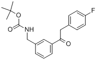 {3-[2-(4-Fluoro-phenyl)-acetyl]-benzyl}-carbamic acid tert-butyl ester Structure,1017781-73-5Structure