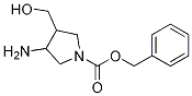 3-氨基-4-(羟基甲基)吡咯烷-1-羧酸苄酯结构式_1017789-40-0结构式