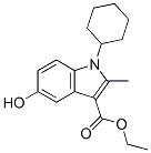 Ethyl 1-cyclohexyl-5-hydroxy-2-methyl-1h-indole-3-carboxylate Structure,101782-20-1Structure