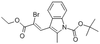 N-boc-3-(2-bromo-2-ethoxycarbonylvinyl)-2-methylindole Structure,1017968-66-9Structure