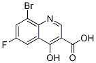 8-Bromo-6-fluoro-4-hydroxy-3-quinolinecarboxylic acid Structure,1019016-15-9Structure