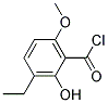 Benzoyl chloride, 3-ethyl-2-hydroxy-6-methoxy-(9ci)Structure,101910-23-0Structure Benzoyl chloride, 3-ethyl-2-hydroxy-6-methoxy-(9ci) Structure,101910-23-0Structure