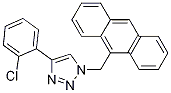 1-(9-蒽基甲基)-4-(2-氯-苯基)-1H-[1,2,3]噻唑结构式_1019335-78-4结构式