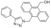 [10-(4-Phenyl-[1,2,3]triazol-1-ylmethyl)-anthracen-9-yl]-methanol Structure,1019335-86-4Structure