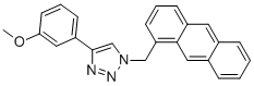 1-(1-蒽基甲基)-4-(3-甲氧基苯基)-1H-[1,2,3]噻唑结构式_1019335-92-2结构式