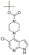 Tert-butyl 4-(5-chloro-1h-pyrrolo[2,3-b]pyridin-4-yl)piperazine-1-carboxylate Structure,1020056-91-0Structure