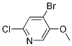 4-Bromo-2-chloro-5-methoxypyridine Structure,1020253-15-9Structure