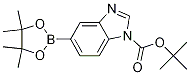 Tert-butyl5-(4,4,5,5-tetramethyl-1,3,2-dioxaborolan-2-yl)-1h-benzo[d]imidazole-1-carboxylate Structure,1021918-86-4Structure