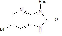 6-溴-1,2-二氢-2-氧代-3H-咪唑并[4,5-b]吡啶-3-羧酸,1,1-二甲基乙酯结构式_1021919-65-2结构式