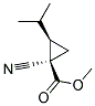 顺式-(9ci)-1-氰基-2-(1-甲基乙基)-环丙烷羧酸甲酯结构式_102363-74-6结构式