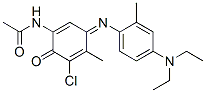 2-Acetylamino-6-chloro-4-[(4-diethylamino)2-methylphenyl-imino]-5-methyl-1-oxo-2,5-cyclohexadiene Structure,102387-48-4Structure