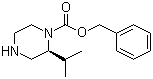 (2S)-2-(1-methylethyl)-1-piperazinecarboxylic acid phenylmethyl ester Structure,1023964-84-2Structure