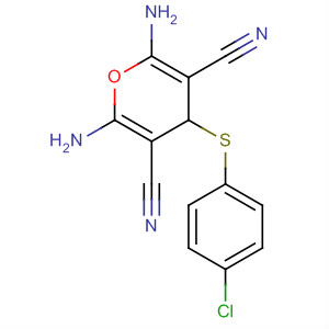 2,6-Diamino-4-(4-chlorophenyl)-4h-thiopyran-3,5-dicarbonitrile Structure,102423-75-6Structure