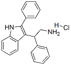 2-苯基-2-(2-苯基-1H-3-吲哚)乙胺盐酸盐结构式_102441-39-4结构式