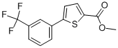 2-Thiophenecarboxylic acid, 5-[3-(trifluoromethyl)phenyl]-, methyl ester Structure,1024448-98-3Structure