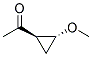 Ethanone, 1-(2-methoxycyclopropyl)-, trans-(9ci) Structure,102516-18-7Structure