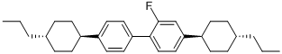 1,1′-Biphenyl, 2-fluoro-4,4′-bis(trans-4-propylcyclohexyl)- Structure,102714-93-2Structure