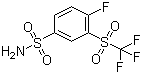 4-Fluoro-3-[(trifluoromethyl)sulfonyl]benzenesulfonamide Structure,1027345-08-9Structure