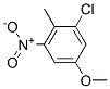 2-Chloro-4-methoxy-6-nitro toluene Structure,102735-89-7Structure