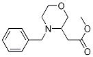 Methyl (4-benzylmorpholin-3-yl)acetate Structure,1027512-11-3Structure