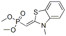 (z)-(9ci)-[(3-甲基-2(3h)-苯并噻唑)甲基]-磷酸二甲酯结构式_102834-87-7结构式