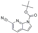 6-Cyano-1h-pyrrolo[2,3-b]pyridine-1-carboxylic acid 1,1-dimethylethyl ester Structure,1028752-24-0Structure