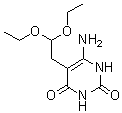 2,4-Dihydroxy-6-amino-5-diethoxyethylpyrimidine Structure,102879-75-4Structure