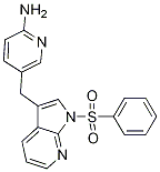 5-((1-Benzenesulfonyl-1h-pyrrolo[2,3-b]pyridin-3-yl)methyl)-pyridin-2-ylamine Structure,1029052-75-2Structure