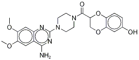 [4-(4-Amino-6,7-dimethoxyquinazolin-2-yl)piperazin-1-yl]-(6-hydroxy-2,3-dihydro-1,4-benzodioxin-2-yl)methanone Structure,102932-28-5Structure