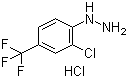 [2-Chloro-4-(trifluoromethyl)phenyl]hydrazine hydrochloride Structure,1029649-46-4Structure