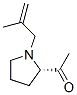 Ethanone, 1-[1-(2-methyl-2-propenyl)-2-pyrrolidinyl]-, (s)-(9ci) Structure,103142-92-3Structure