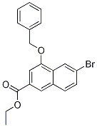 6-Bromo-4-(phenylmethoxy)-2-naphthalenecarboxylic acid ethyl ester Structure,1032744-69-6Structure