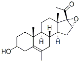 5-孕烯-16,17-环氧-6-甲基-3-beta-醇-20-酮结构式_103303-35-1结构式